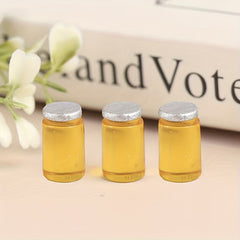 DIY Dollhouse Accessories Set - Jam Jars and Honey Jars for Kitchen Decor