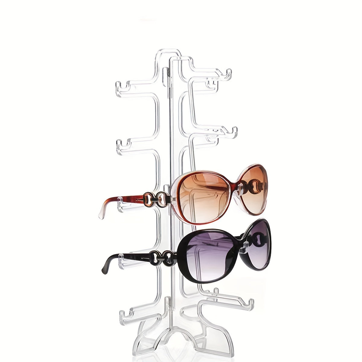 Clear Glasses Display Rack Eyeglasses Sunglasses Storage Stand Holder