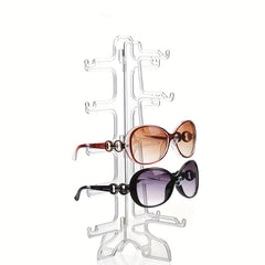 Clear Glasses Display Rack Eyeglasses Sunglasses Storage Stand Holder