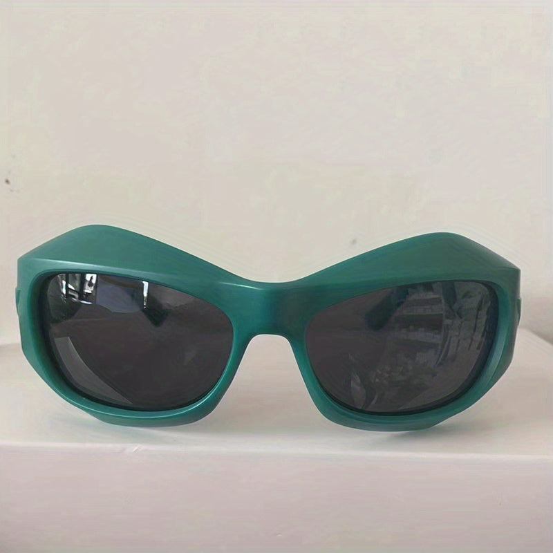 Y2K Polarized Sunglasses Wrap Around Sports Glasses UV400