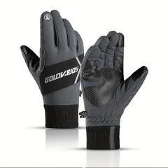 Warm Windproof Riding Gloves for Men & Women - Velvet Lined