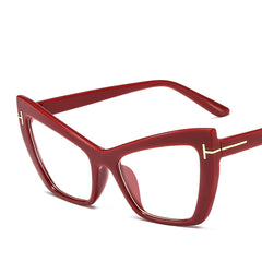 Vintage Cat Eye Glasses Frames - Oversized Retro Style Eyewear