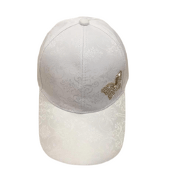 Rhinestone Butterfly Lace Baseball Cap Embroidery Sun Hat