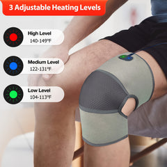 USB Heating Knee Pad Vibration Massage Warm Knee Pads For Elderly