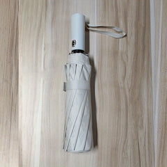 12 Ribs Auto Open Close Umbrella Large Rain or Shine Windproof Sunshade