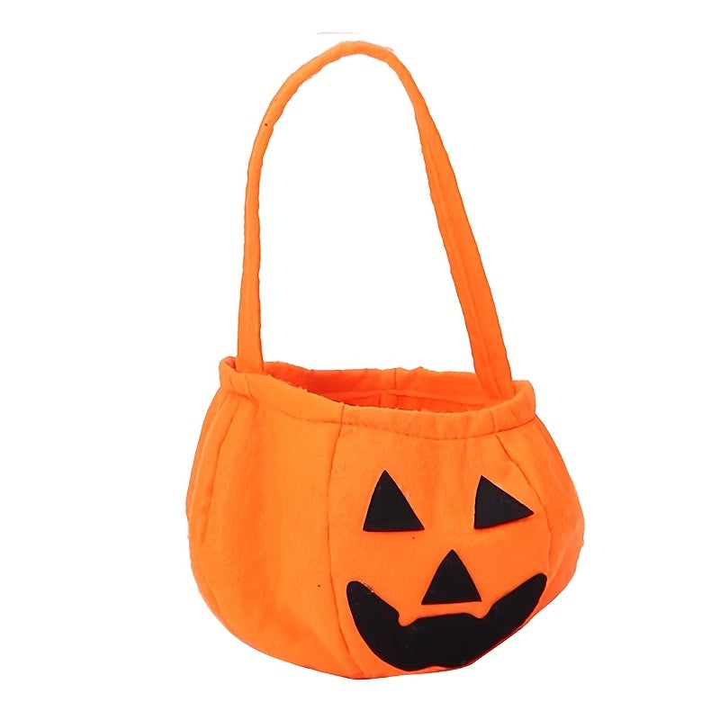 Hand held Pumpkin Bags Candy Bags Happy Face Three dimensional Pumpkin Bags