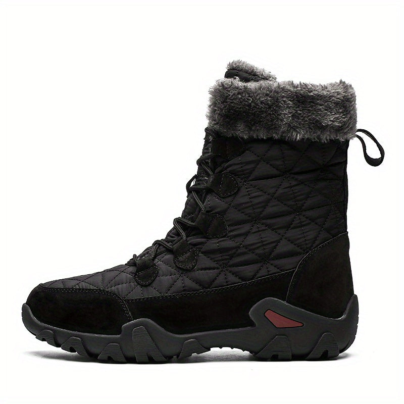 Men's Snow Boots Warm Cozy Non slip Waterproof Cotton Ankle Boots