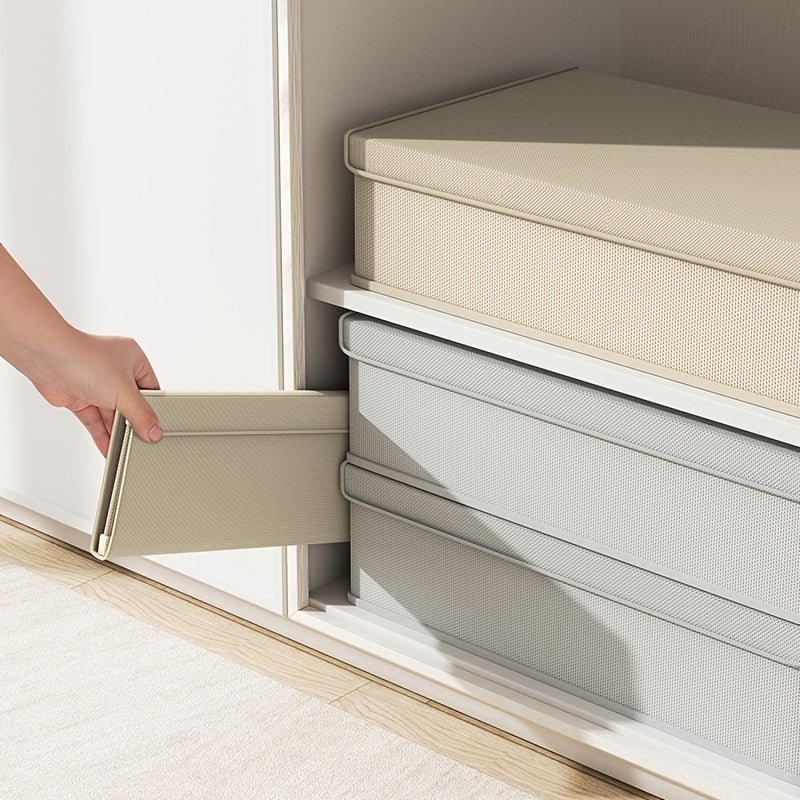 Stylish Oxford Cloth Flip Underwear Storage Box