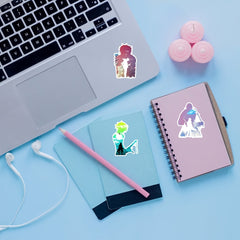 54pcs Vampire Warrior Stickers for Laptop Phone Car Water Bottle