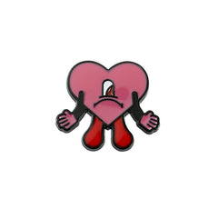 Boys Heart Enamel Pin for Clothes & Backpacks