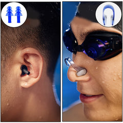 Waterproof Nose Clip and Earplugs Set for Diving Swimming