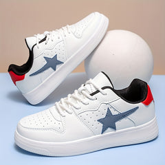Men's Lace up Star Skate Shoes Good Traction