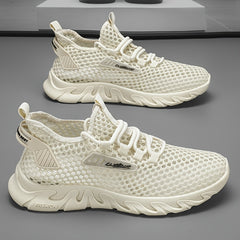 Men's Slip on Sneakers Athletic Shoes with Shoelaces
