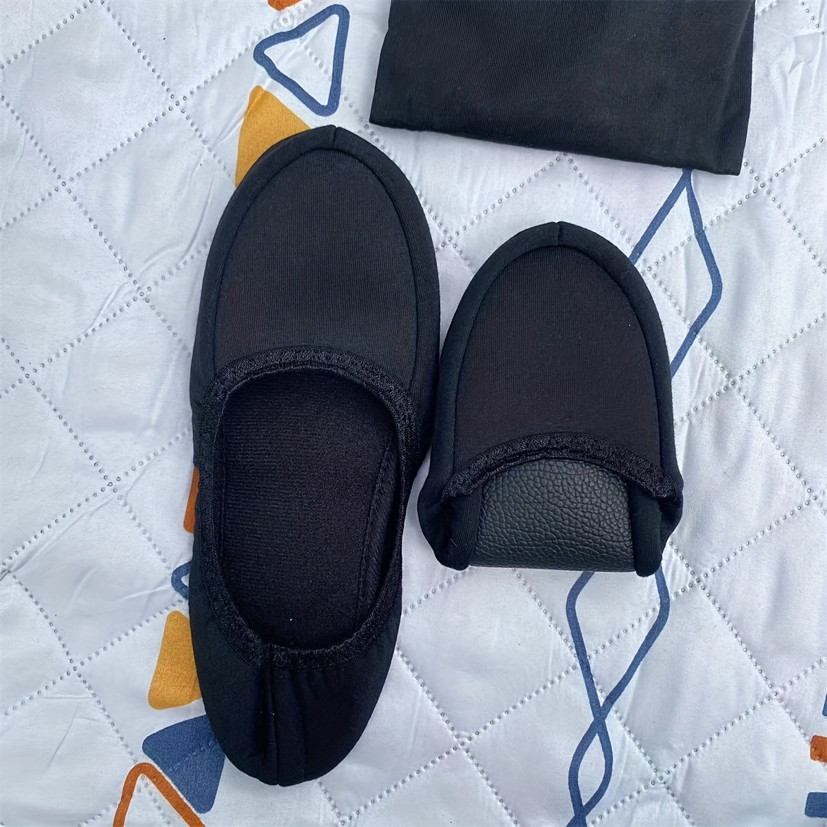 Portable Folding Ballet Shoes Lightweight Comfy Dance Shoes