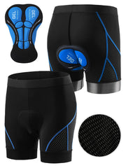 Men's Compression Cycling Shorts with 3D Gel Padded Short Pants
