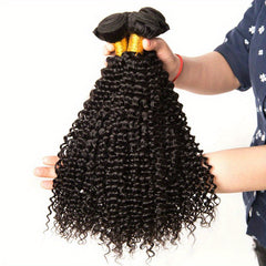 Brazilian 10A Small Spirals Curly Bundles Kinky Curly Human Hair