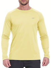 Men's Quick Dry Long Sleeve Rash Guard UPF 50 Sun Protection Shirt