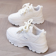 Women Chunky Dad Shoes Low Anti-slip Sneakers