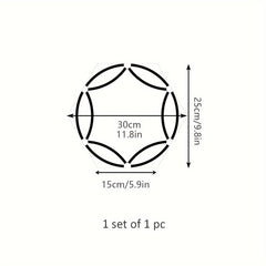 1pc Peel And Stick Floor Tile Hexagonal Vinyl Floor Sticker