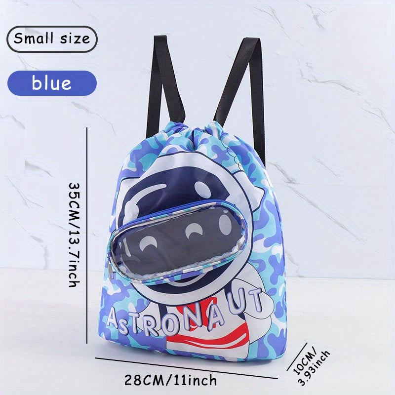 Kids Outdoor Backpack Swim Bag with Wet & Dry Compartments for Swimming Gym