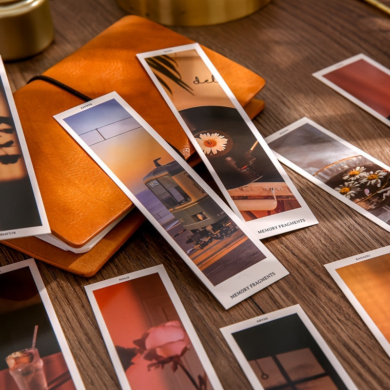 30pcs Vintage Paper Bookmarks Abstract Style DIY Literary Greeting Card