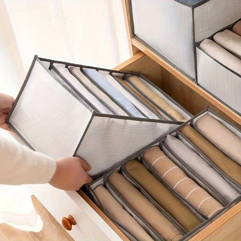 Foldable Underwear Drawer Storage Box Space Saving Organizer