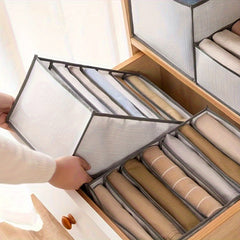 Foldable Underwear Drawer Storage Box Space Saving Organizer