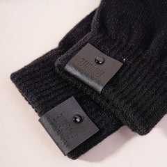 Men's Knitted Hat And Gloves Set