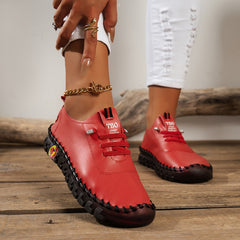 Round Toe Loafers Shoes Lightweight Comfortable Breathable Skate Shoes