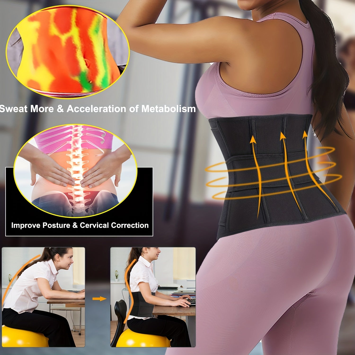 Tummy Control Waist Trainer Belly Belt Slimmer Underwear Shapewear
