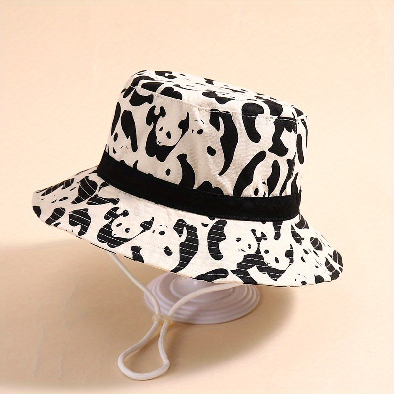 Cartoon Fisherman Hat Wide Brim Sun Protection Bucket Hat