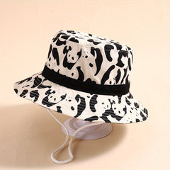 Cartoon Fisherman Hat Wide Brim Sun Protection Bucket Hat