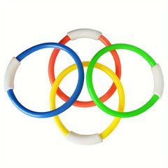 4pcs Diving Rings for Pool Snorkeling Training Props