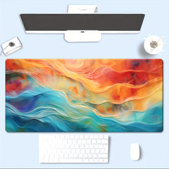 Colorful Water Pattern Mouse Pad Keyboard Mat Table Mat Gift Plus Size
