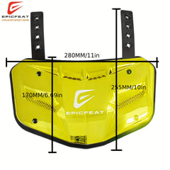 EPICFEAT Football Back Protector Back Plate With Foam Liner And Screws