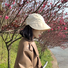 Casual Lightweight Sun Hat Solid UV Protection Fisherman Cap