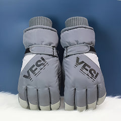 Men's Skiing Gloves Touch Screen Outdoor Riding Waterproof Windproof Gloves