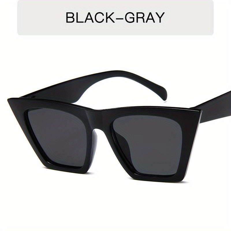 Square Cat Eye Sunglasses Gradient Anti Glare UV400