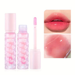 24K Golden Lip Glaze Moisturizing Lip Gloss Dry Flower Jelly Lip Glaze