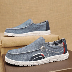 Men's Denim Slip-On Loafers Casual Walking Shoes