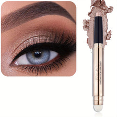 Long Lasting Matte & Shimmer Eyeshadow Pencil With Sponge Head