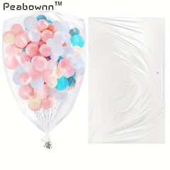 Peabownn Transparent Balloon Bag for Protection and Transport