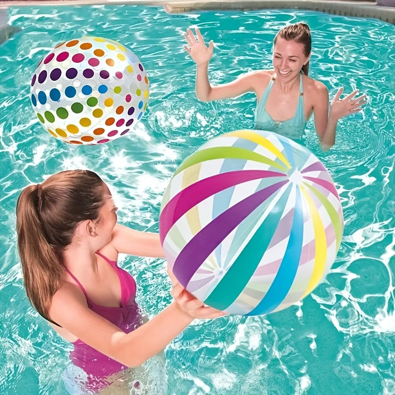 Rainbow Beach Ball Set for Summer Fun