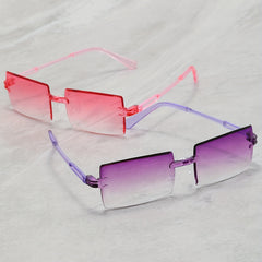 Personalized Small Square Frame Sunglasses for Men and Women