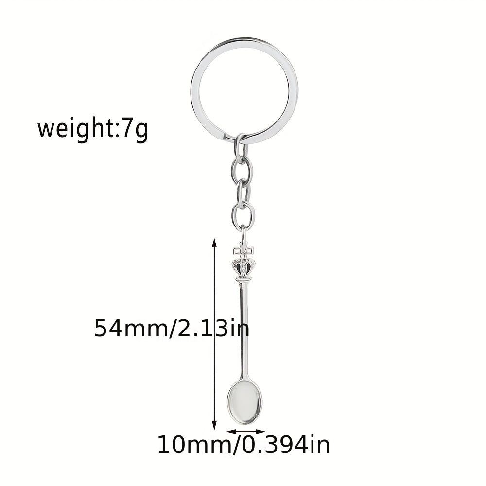 Crown Mini Tea Spoon Royal Alice Nose Keychain