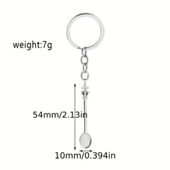Crown Mini Tea Spoon Royal Alice Nose Keychain