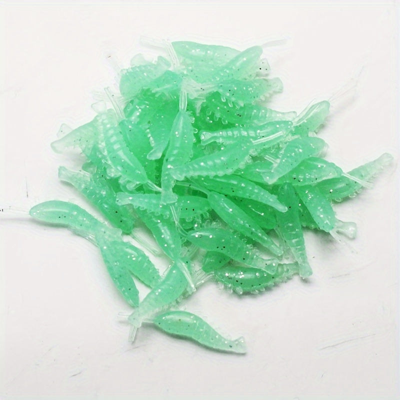 50pcs Bionic Soft Shrimp Boat Fishing Lure Tackle