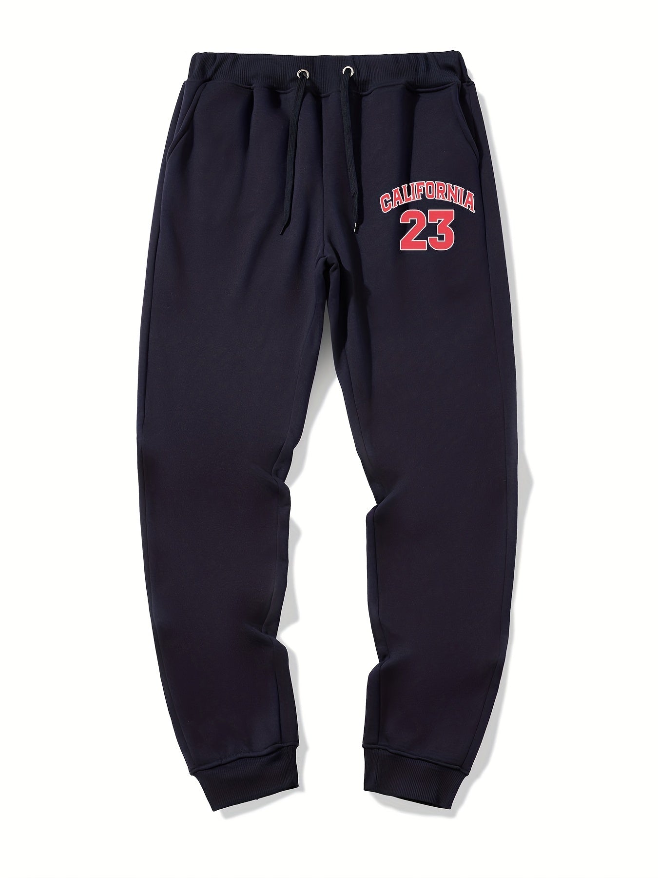 CA 58 Casual Stretch Graphic Drawstring Joggers Men's Sweatpants For Spring
