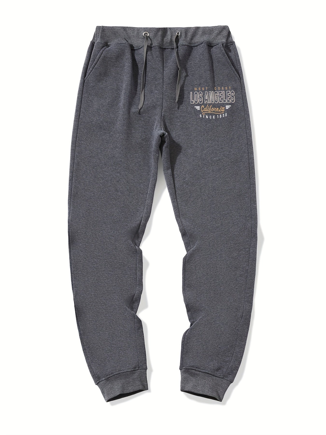 LA California Casual Graphic Joggers Men's Sweatpants