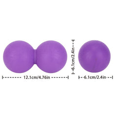 2pcs TPE Fascia Balls - Back Neck Foot Shoulder Massage Muscle Relaxation